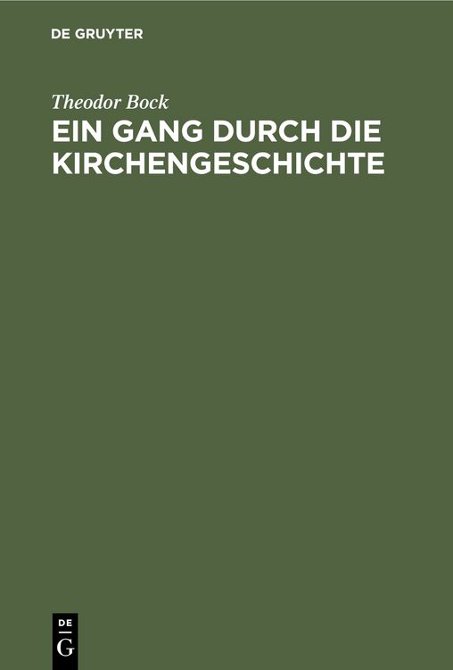 Produktbild: Ein Gang durch die Kirchengeschichte