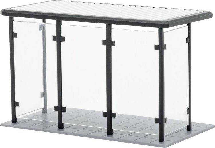 Produktbild: Kibri 38179 H0 Bushaltestelle mit Flachdach