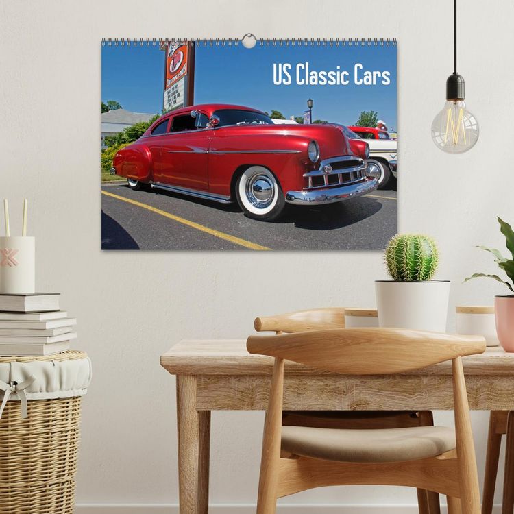 Produktbild: US Classic Cars (Wall Calendar 2026 DIN A3 landscape), CALVENDO 12 Month Wall Calendar