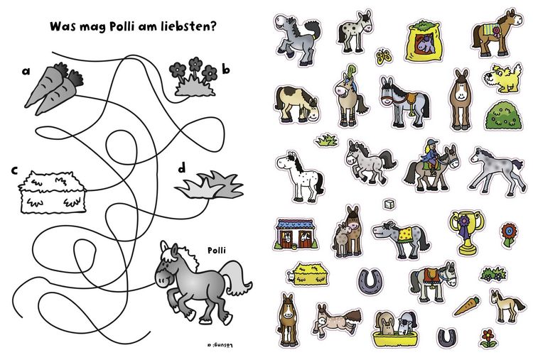 Produktbild: 555 Sticker Pferde