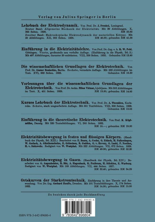 Produktbild: Einf&uuml;hrung in die klassische Elektrodynamik