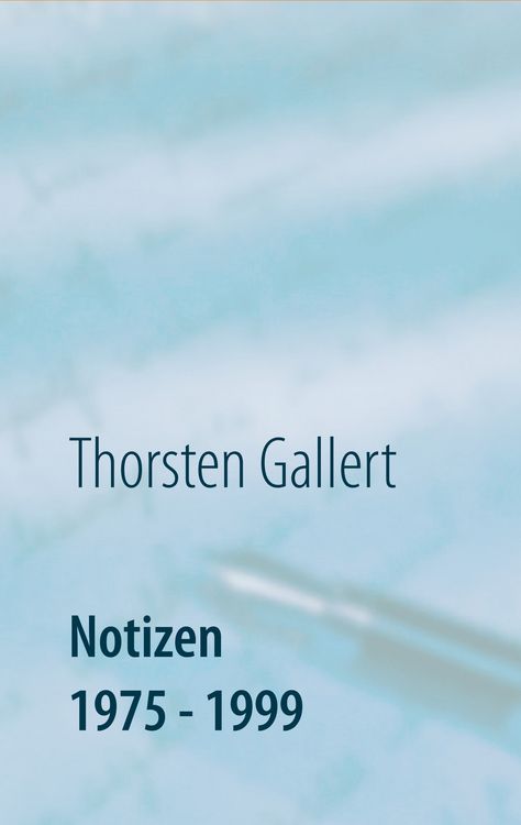 Produktbild: Notizen 1975 - 1999