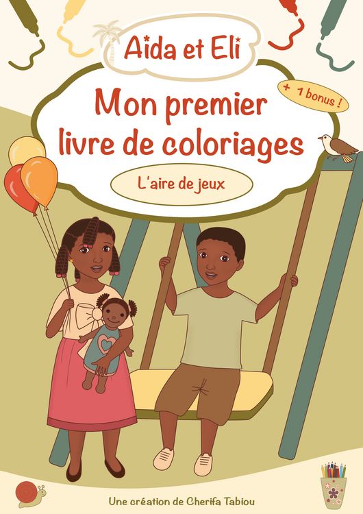 Produktbild: A&iuml;da et Eli - Mon premier livre de coloriages (L'aire de jeux)