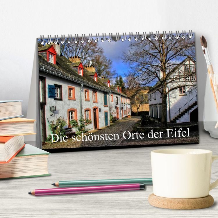 Produktbild: Die sch&ouml;nsten Orte der Eifel (Tischkalender 2026 DIN A5 quer), CALVENDO Monatskalender