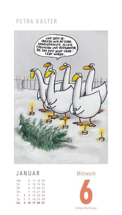 Produktbild: Fiese Bilder Cartoons f&uuml;r jeden Tag 2027: Tagesabrei&szlig;kalender