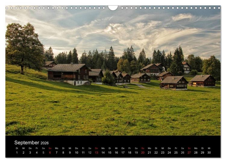 Produktbild: Bi &uuml;s im kl&auml;na L&auml;ndle - Vorarlberg 2026 (Wandkalender 2026 DIN A3 quer), CALVENDO Monatskalender