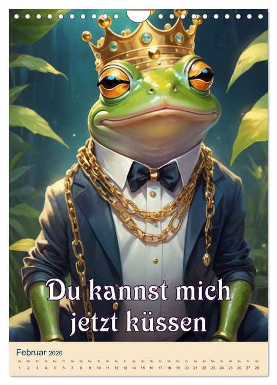 Produktbild: Tierische Leichtigkeit (Wandkalender 2026 DIN A4 hoch), CALVENDO Monatskalender