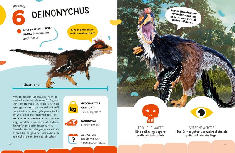 Produktbild: Top Ten die gef&auml;hrlichsten Dinosaurier