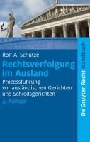 Produktbild: Rechtsverfolgung im Ausland
