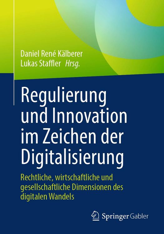 Produktbild: Regulierung und Innovation im Zeichen der Digitalisierung