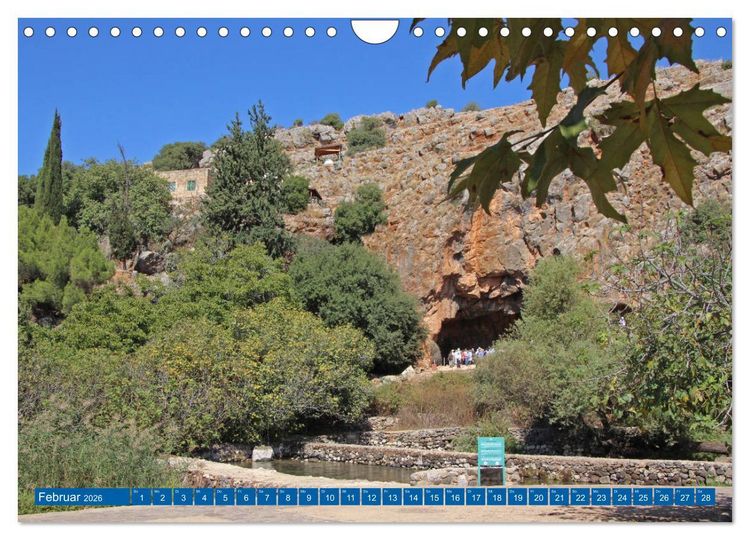 Produktbild: See Genezareth und Jordan-Fluss. Orte der Bibel (Wandkalender 2026 DIN A4 quer), CALVENDO Monatskalender