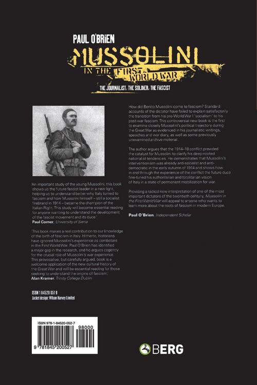 Produktbild: Mussolini in the First World War