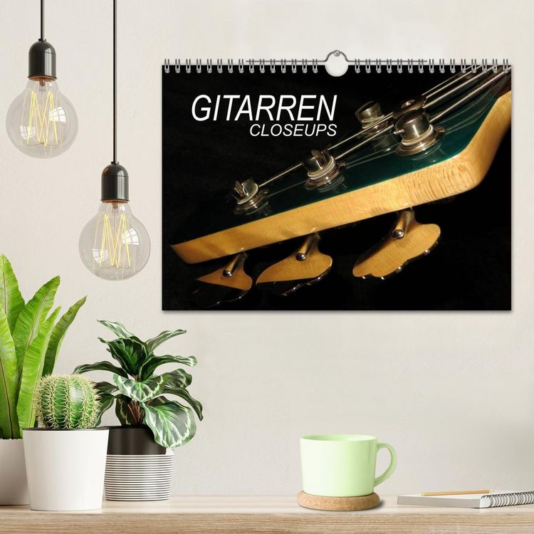 Produktbild: GITARREN Closeups (Wandkalender 2026 DIN A4 quer), CALVENDO Monatskalender