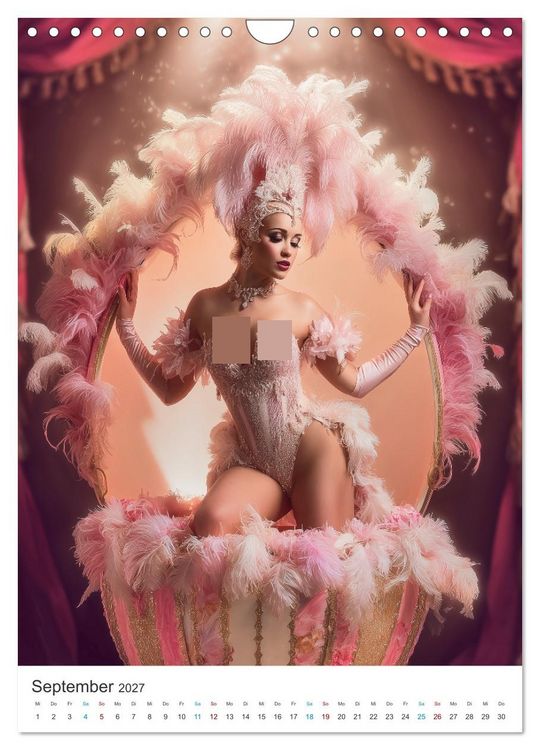 Produktbild: The Art of Burlesque (Wandkalender 2027 DIN A4 hoch), CALVENDO Monatskalender