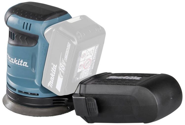 Produktbild: Makita DBO180Z Akku-Exzenterschleifer ohne Akku, ohne Ladeger&auml;t 18V &Oslash; 125mm