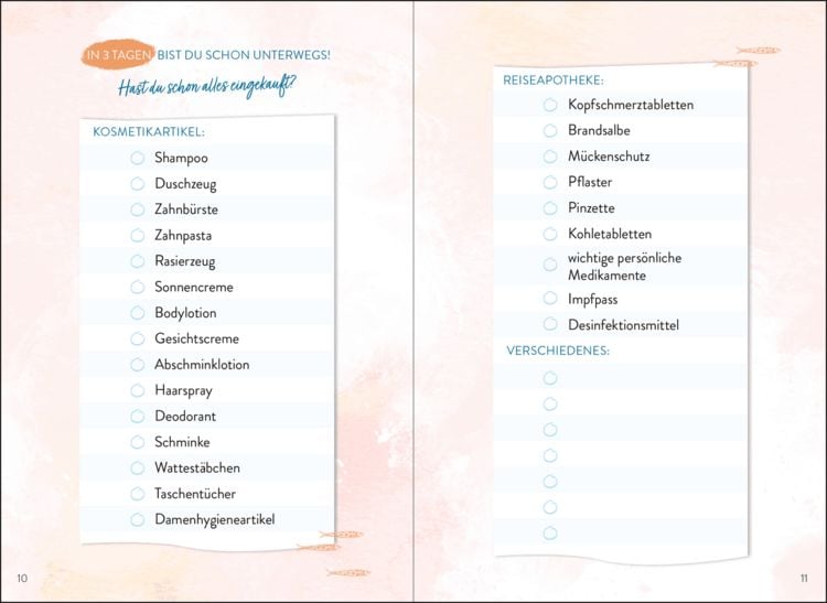 Produktbild: Reisetagebuch (Fische)