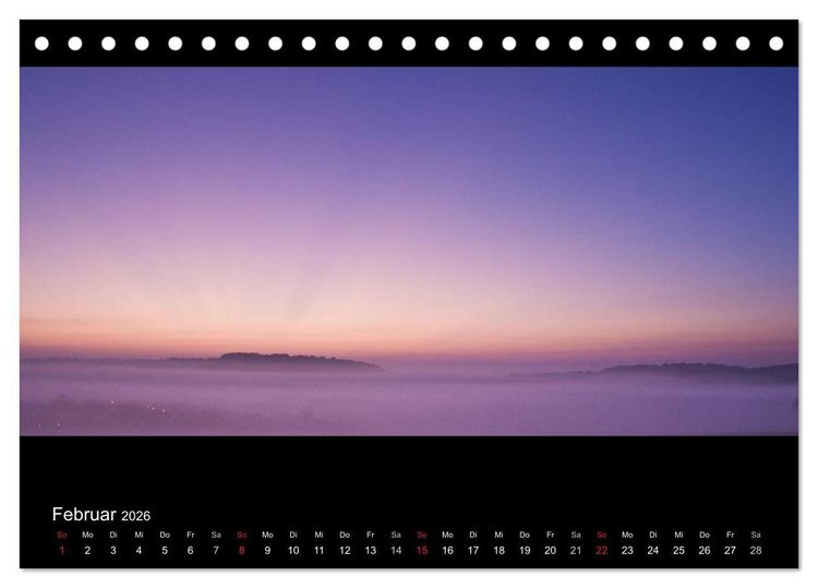 Produktbild: NEBEL (Tischkalender 2026 DIN A5 quer), CALVENDO Monatskalender