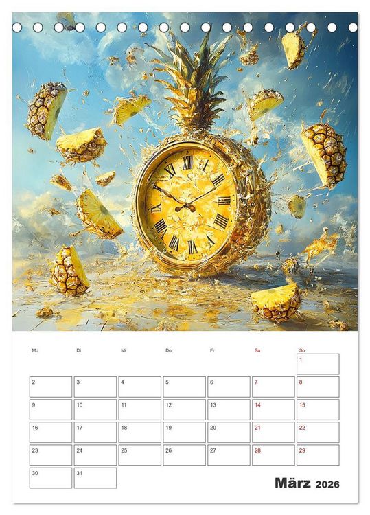 Produktbild: Gesunde Zeiten (Tischkalender 2026 DIN A5 hoch), CALVENDO Monatskalender