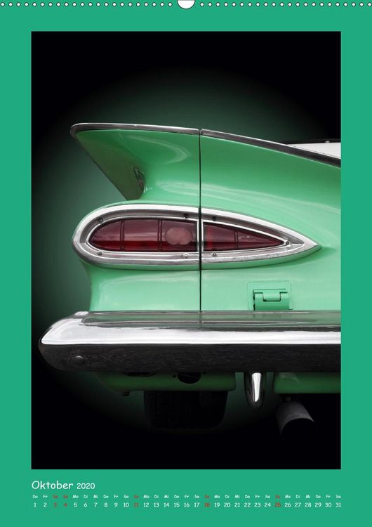 Produktbild: US Klassiker 1956 bis 1966 (Premium, hochwertiger DIN A2 Wandkalender 2020, Kunstdruck in Hochglanz)