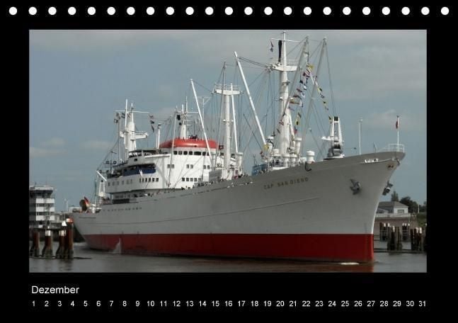 Produktbild: "Cap San Diego" - Impressionen (Tischkalender immerw&auml;hrend DIN A5 quer)
