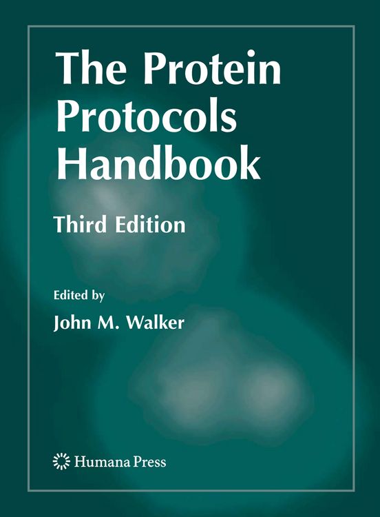 Produktbild: The Protein Protocols Handbook