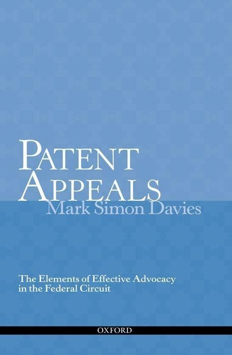 Produktbild: Davies, M: Patent Appeals