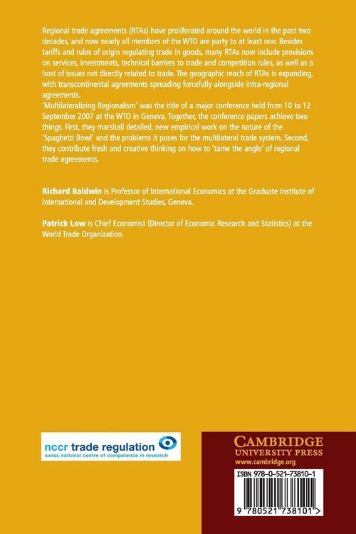 Produktbild: Multilateralizing Regionalism