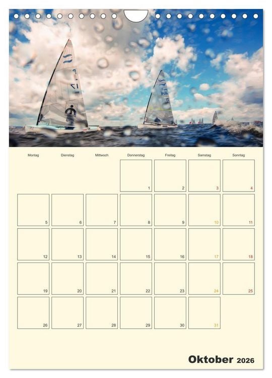 Produktbild: Segeln, unser Jahresplaner (Wandkalender 2026 DIN A4 hoch), CALVENDO Monatskalender