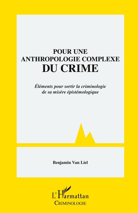 Produktbild: Pour une anthropologie complexe du crime