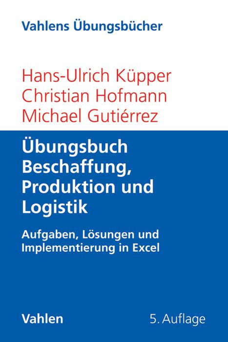 Produktbild: &Uuml;bungsbuch Beschaffung, Produktion und Logistik