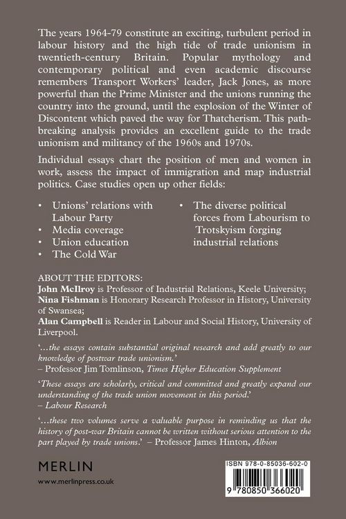 Produktbild: The High Tide of British Trade Unionism
