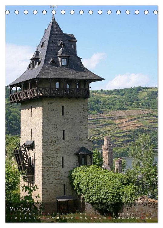 Produktbild: Oberwesel am Rhein (Tischkalender 2026 DIN A5 hoch), CALVENDO Monatskalender