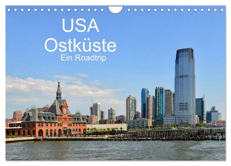 Produktbild: USA Ostk&uuml;ste Ein Road Trip (Wandkalender 2026 DIN A4 quer), CALVENDO Monatskalender