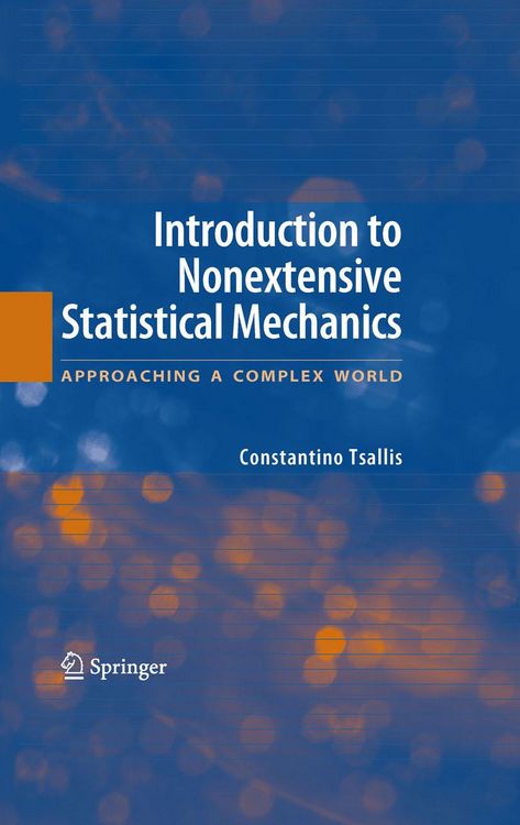 Produktbild: Introduction to Nonextensive Statistical Mechanics