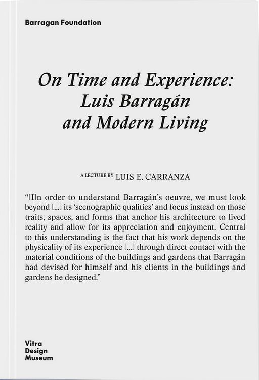 Produktbild: On Time and Experience: Luis Barrag&aacute;n and Modern Living