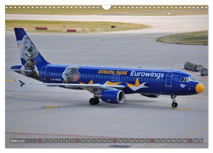 Produktbild: Flugzeuge zwischen Himmel und Erde (Wandkalender 2026 DIN A3 quer), CALVENDO Monatskalender