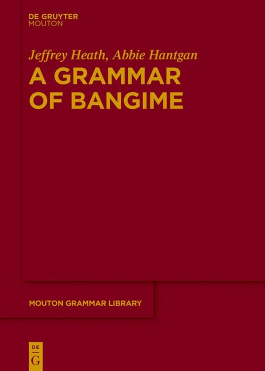 Produktbild: A Grammar of Bangime