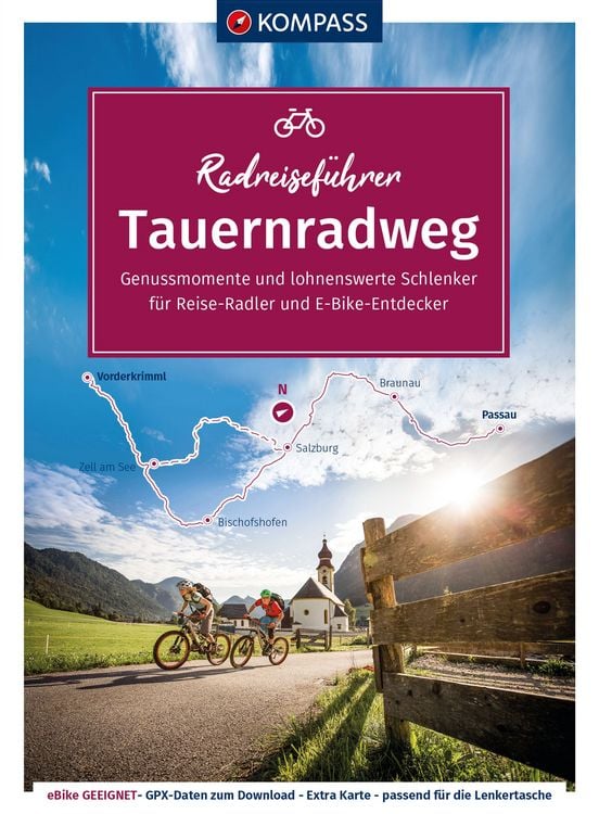 Produktbild: KOMPASS Radreisef&uuml;hrer Tauernradweg