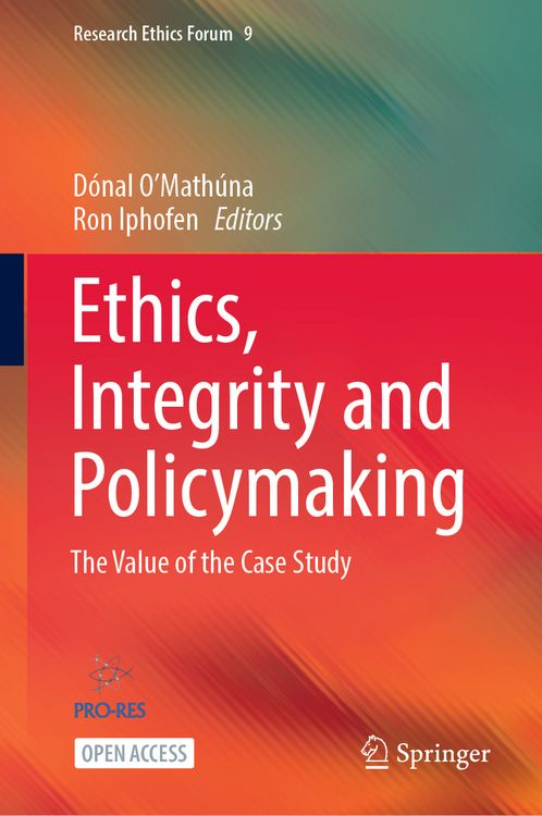 Produktbild: Ethics, Integrity and Policymaking