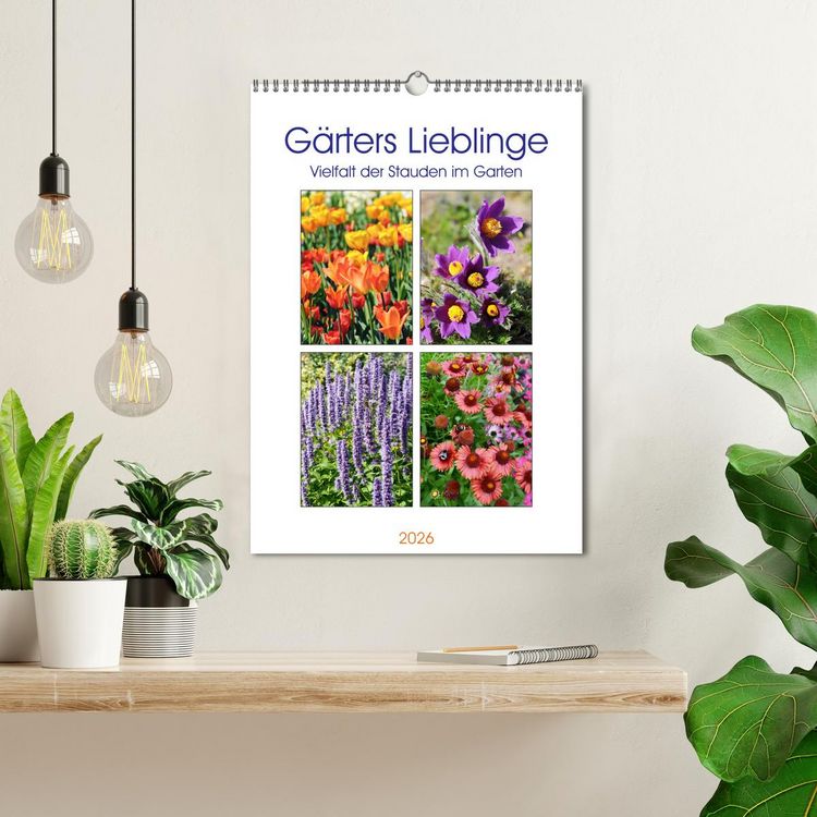 Produktbild: G&auml;rtners Lieblinge - Vielfalt der Stauden im Garten (Wandkalender 2026 DIN A3 hoch), CALVENDO Monatskalender
