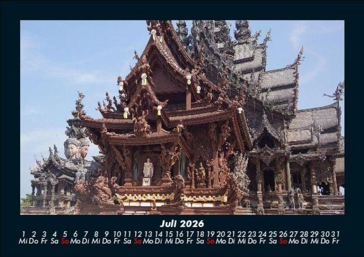 Produktbild: Tempel 2026 Fotokalender DIN A5