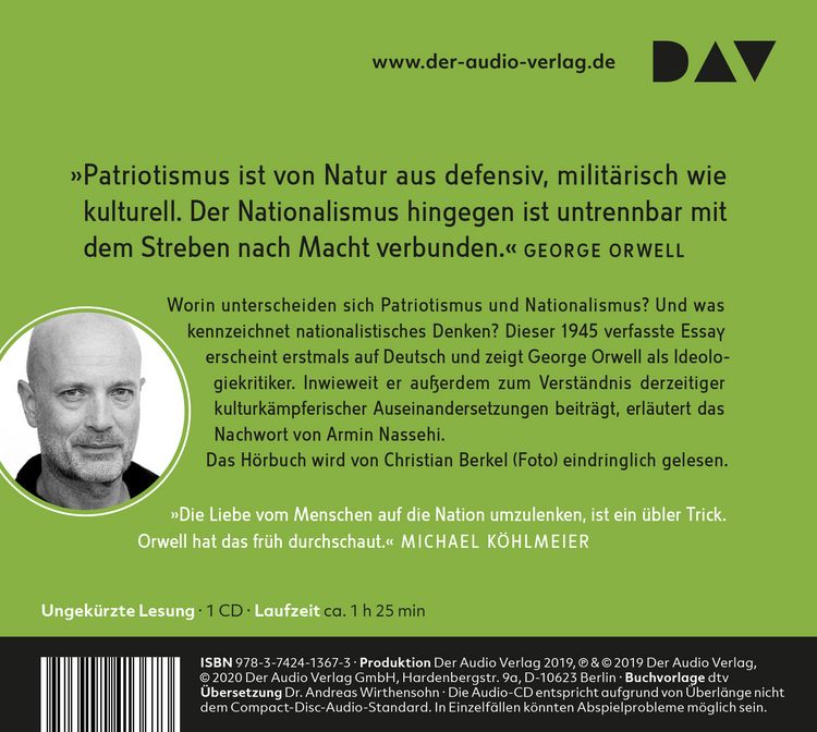 Produktbild: &Uuml;ber Nationalismus