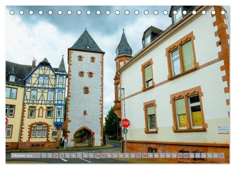 Produktbild: Ein Blick auf Gelnhausen (Tischkalender 2026 DIN A5 quer), CALVENDO Monatskalender
