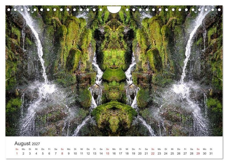 Produktbild: Spiegelwelten - Natur anders sehen (Wandkalender 2027 DIN A4 quer), CALVENDO Monatskalender