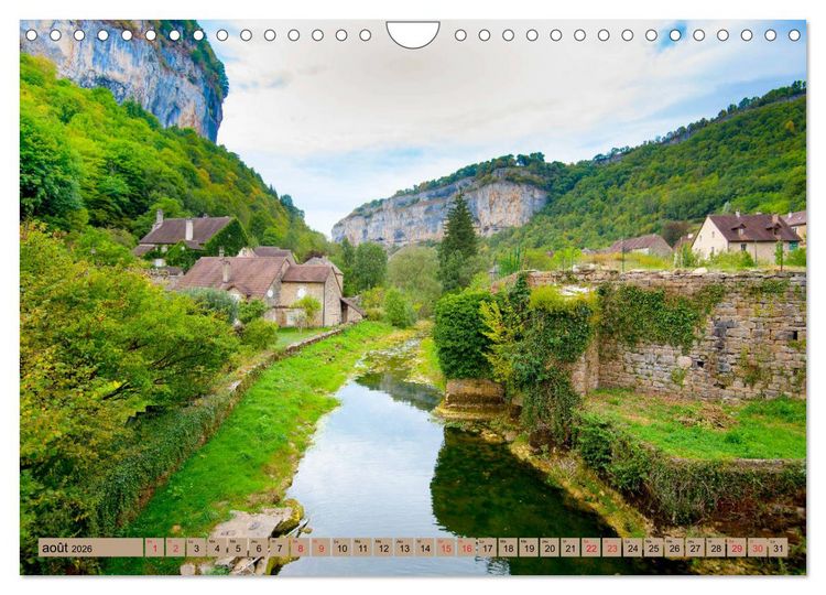 Produktbild: La Franche-Comt&eacute; magique (Calendrier mural 2026 DIN A4 vertical), CALVENDO calendrier mensuel