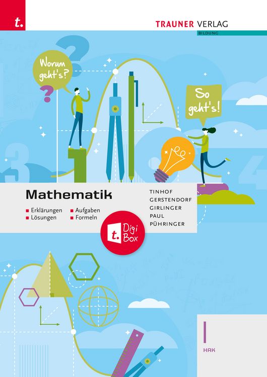 Produktbild: Mathematik I HAK + TRAUNER-DigiBox - Erkl&auml;rungen, Aufgaben, L&ouml;sungen, Formeln