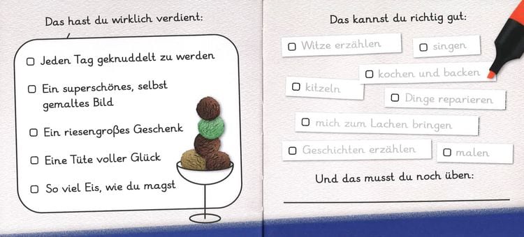 Produktbild: F&uuml;r den allerbesten Papa der Welt - Originelles Ausf&uuml;llbuch f&uuml;r Kinder