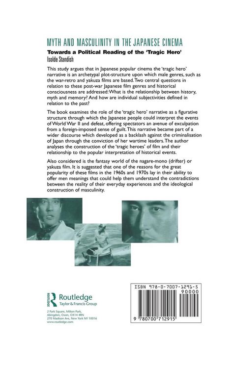 Produktbild: Myth and Masculinity in the Japanese Cinema