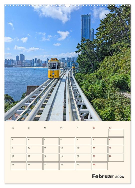 Produktbild: Busan - Eine Reise durch das Herz der K&uuml;stenstadt (hochwertiger Premium Wandkalender 2026 DIN A2 hoch), Kunstdruck in Hochglanz