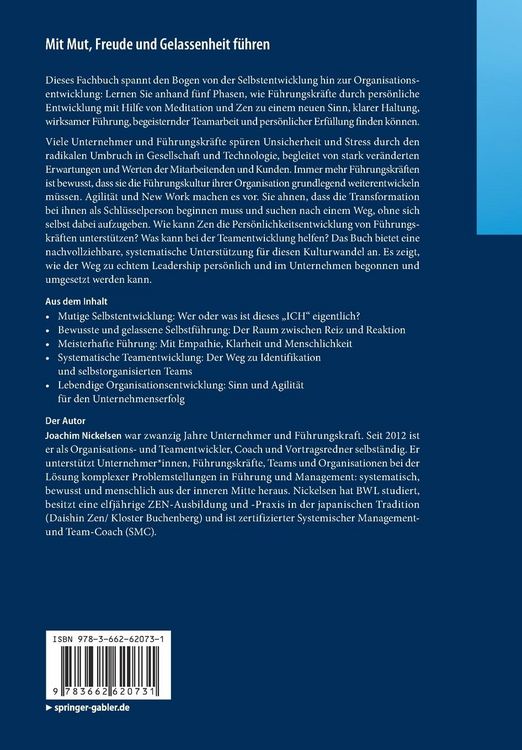 Produktbild: Mit Mut, Freude und Gelassenheit f&uuml;hren
